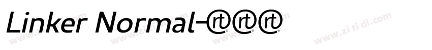 Linker Normal字体转换